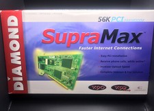 Diamond SupraMax Pro 56K PCI Fax Modem Faster Internet Connections V90/ V92-NEW picture