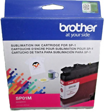GENUINE BROTHER SP01MS STANDARD CAPACITY INK CARTRIDGE MAGENTA  NEW  08/2025 picture