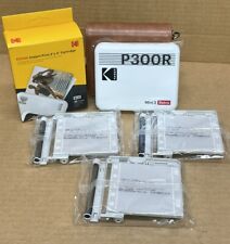Kodak Mini 3 Retro P300R Portable Photo Printer 3x3 w/ 60 Sheets Leather Case ⭐️ picture