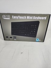 Easytouch Akb-110b Mini Keyboard - Ps/2, Usb - 87 Keys - Black - Adesso picture