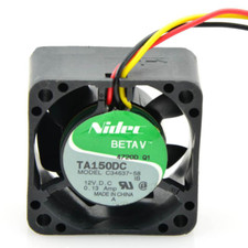 1PC dual ball cooling fan CPU server cooling  TA150 4020 C34637-58 12V 0.13A  picture