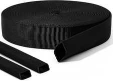Hanaive 26 Ft Nylon Hydraulic Hose Protector Sleeve Cover,1 Inch Id | Abrasion R picture