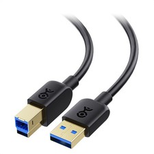 Cable Matters 5Gbps Long USB 3.0 Cable - 6ft, USB A to B Cable, USB3 Cord with picture