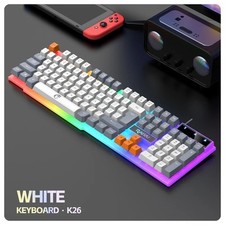 Single keyboard and keyboard mouse RAIKU T26 Three tone Luminous Keyboard Mouse picture