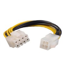 6in 8 Pin EPS Female to P4 ATX 4 Pin Male PSU Cable Power Supply Adapter picture