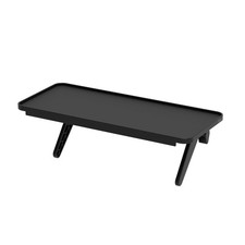 12 inch Black Monitor Storage Top Shelf - Adjustable Platform, Universal Fit,... picture