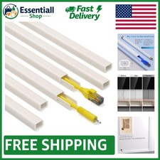Compact 85in Cable Hider Kit - Paintable PVC for Effortless Wire Concealment picture
