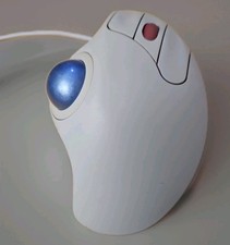 Logitech Trackman Marble Wheel Trackball Mouse T-BB13 Tested BLUE picture
