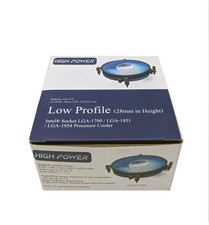 HIGH POWER® LGA-1700-LED Low Profile Intel Socket Cooler Fan for i9/i7/i5/i3 CPU picture