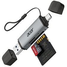 acer SD Card Reader USB C Dual Slots USB 3.0 Type C to Micro SD Card Adapter picture