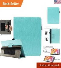 Stylish Mint Universal 10-11 Inch Tablet Case with Hand Strap & Card Slots picture
