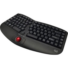 Adesso WKB3150UB Wireless Ergo Trackball Keyboard Mini picture