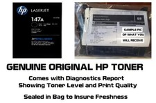 Mostly New Genuine HP 147A Toner Cartridge Printer-Tested 70% Toner NO BOX picture
