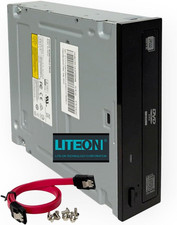Lite-On 24X Dual-Layer SATA DVD±RW Optical Drive I Installation Kit Included, Re picture