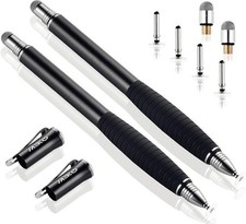 2 Pcs, 2 in 1 Precision Series, Disc Stylus Styli Bundle [Black] picture