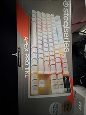 SteelSeries Apex Pro TKL Gen 3 Wired Gaming Keyboard White picture