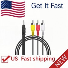 AV A/V AUDIO VIDEO TV Cable Cord Lead For Canon DV MiniDV HD CAMCORDER STV-250/N picture