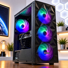 Gaming PC Desktop Computer i7 Ryzen 7 Up to 32GB RAM 2TB SSD RTX 5060 Win11 WiFi picture