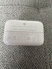 100% Genuine Original Apple iPad 4th Gen - 12W USB Power Adapter Charger (A1401) picture