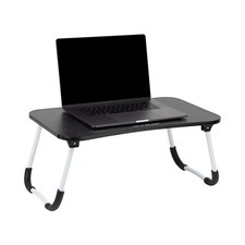 Mind Reader Lap Desk Laptop Stand with Folding Legs, Portable Bed Tray Table for picture