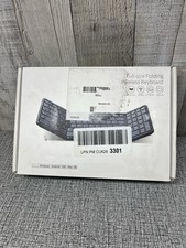 Foldable Bluetooth Keyboard with Numeric Keypad, Samsers Full-Size Wireless picture
