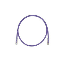 Panduit UTPSP4VLY Patch Cord Cat 6 UTP 24 AWG Copper 4 ft Violet picture