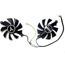Left / Right Graphics Card Cooling Fan for YESTON GeForce RTX4060ti 8GB CUTE PET picture