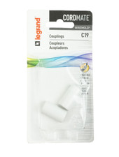 Legrand Wiremold CordMate Cord Cover Coupling White (2 Pack) C19 picture