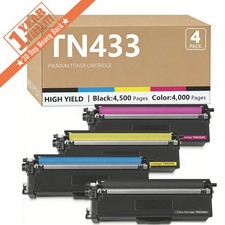 Multipack TN433 BK/C/Y/M Toner for Brother HL-L8260CDW L8360CDWT MFC-L8610CDW picture
