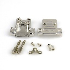 2pcs DB9 Serial RS232/485 COM 9pin Connector Metal Shell Housing Tiny Size picture