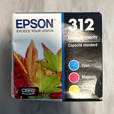 Epson 312 Genuine/Original Standard Ink Cartridges CMY 3-Pack T312923-S picture