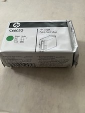 NEW/SEALED OEM HP C6602G GREEN INK CARTRIDGE - EXPIRE 02/14 picture