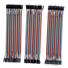 120pcs Multicolored Dupont Wire M-F, M-M, F-F for 8 inch 120pcs (F-F/M-M/M-F) picture