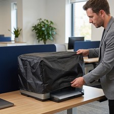 Protective Black Oxford Cloth Printer Cover Universal Dustproof Storage Sleeve picture