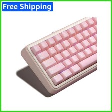 Elegant Pink Jade Double Shot PBT Keycaps Set for 60%-100% Mechanical Keyboards picture