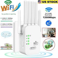 1200Mbps Dual Band WiFi Range Extender, Wireless Booster Repeater with US Plug picture