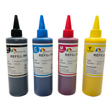 4 Bulk pigment refill ink for EPSON inkjet printer 4 colors 4x250ml  picture