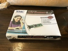 SMC Networks SMC1244TX-1 10/100Mbps PCI Fast Ethernet Adapter Factory Sealed NOS picture