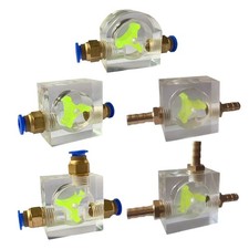 8mm Water Flow Indicator Liquid Cool Sturdy Office Measuring Tool Acrylic picture