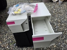 x2 Fellowes 95012 3.5 Floppy Disk Storage CIB Key PPW ACCS C-012 collector grade picture