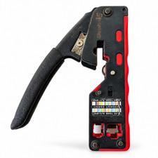 Simply45 S45-C110 RJ45 RJ11 RJ12 Crimp Tool Pass Through Cutter Stripper picture
