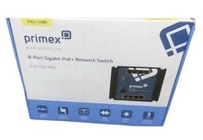 Primex PXU-1G80 Network Switch PoE+ Unmanaged  8-Port Gigabit 125-1893 picture