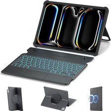 Nillkin Magnetic Keyboard Stand Case For iPad Pro 13 M4 2024 iPad Air 13 Backlit picture