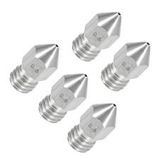 0.6mm 3D Printer Nozzle, Fit for MK8, for 1.75mm Filament Stainless Steel 5pcs picture