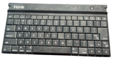iHome Universal Bluetooth Keyboard Portable Sleek Black Keyboard Only No Cables picture