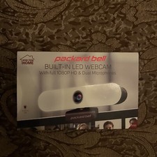 Packard Bell High Resolution 1080p Desktop Webcam, Full HD, USB 2, Built-in Mic, picture