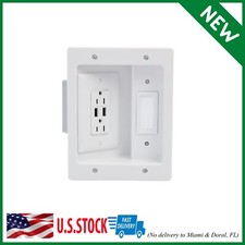 Legrand - OnQ In Wall Cable Management Kit with USB TV Outlet Wall Kit Hides ... picture