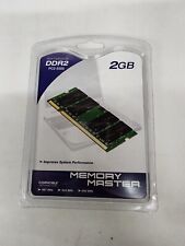 Memory Master 4GB 2 x 2 GB Kit DDR2 PC2-5300 Notebook RAM Memory New Sealed picture