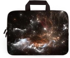 Universal 7~9 inch Kids Tablet Portable Neoprene Zipper Carrying Black Galaxy picture