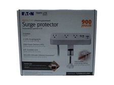 Eaton Tripp Lite TLP308U20CLAMP Desk Clamp Surge Protector USB-C 20W 900J NEW picture